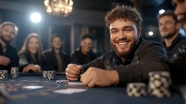 Antarmuka permainan blackjack CQ9 di aplikasi mobile damaitoto
